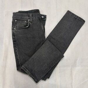 Nudie Jeans Lean Dean Men’s Jeans 28x30 Grey Star Slim Fit Organic Stretch